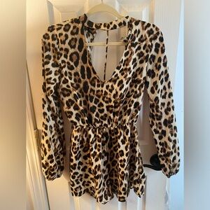 Cheetah Romper